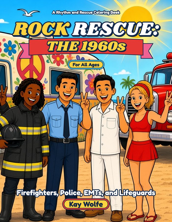 Rock Rescue: The 1960s coloring book cover